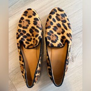 J. Crew Animal Print Flats Size 7